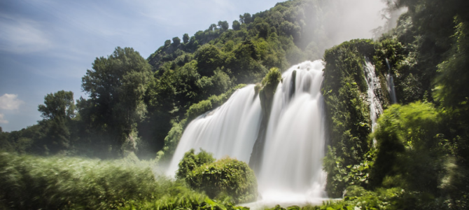 LA TUSCIA E LA CASCATA DELLE MARMORE